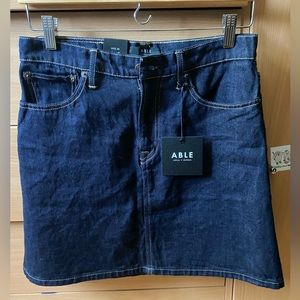 Able denim skirt, size 28